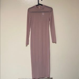 NWT Forever 21 midi blush dress M